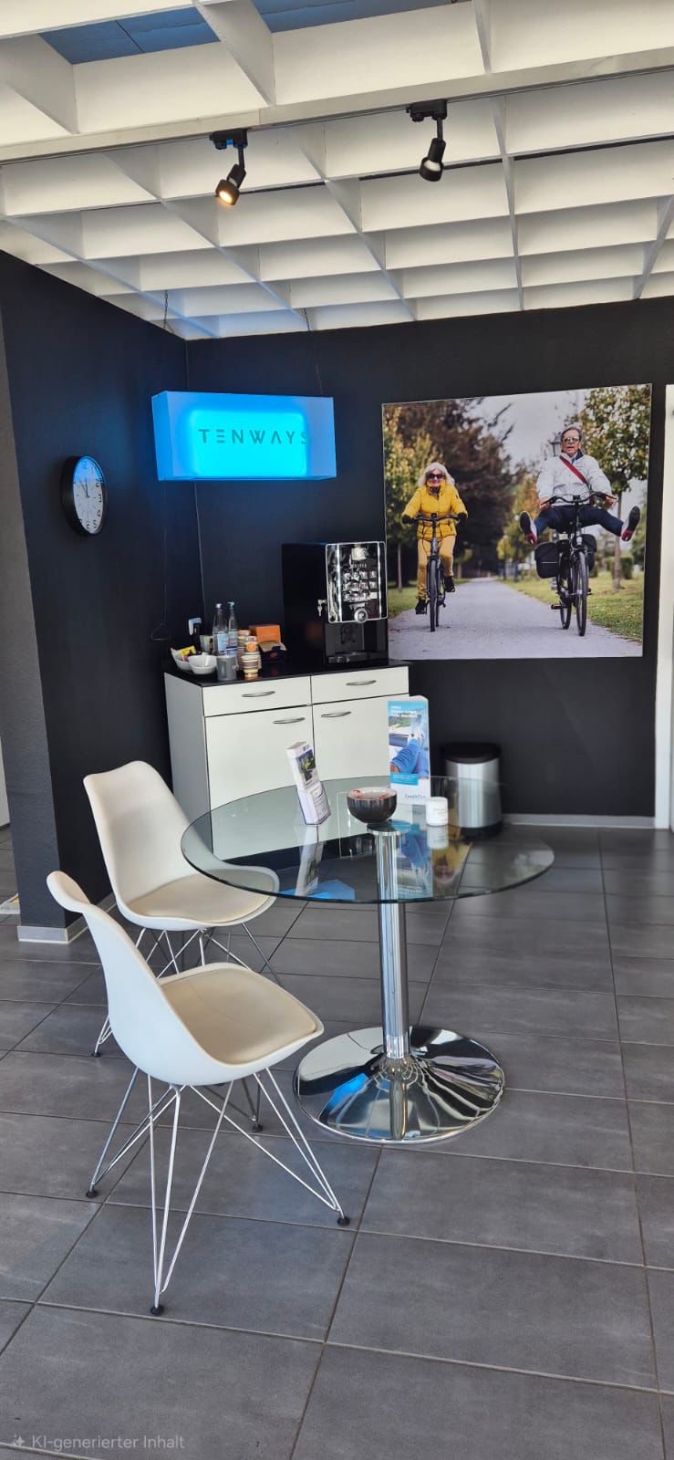 Kaffee-Ecke im Store Nettetal