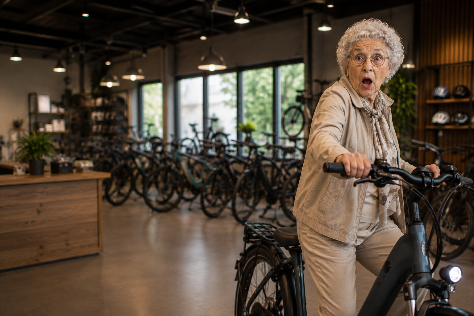 Arends E-Bikes Store mit E-Bike